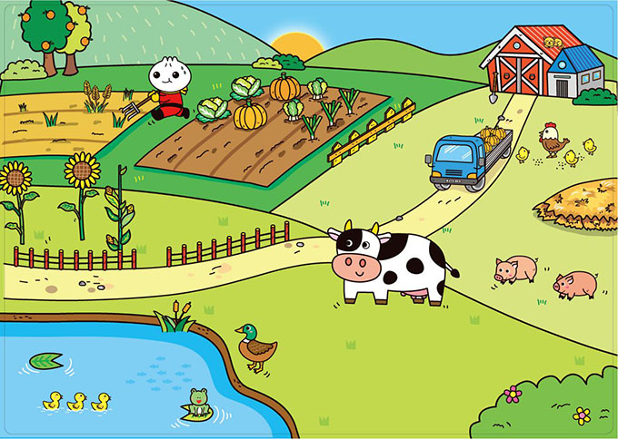 欢乐农场-food超人趣味磁铁游戏书
