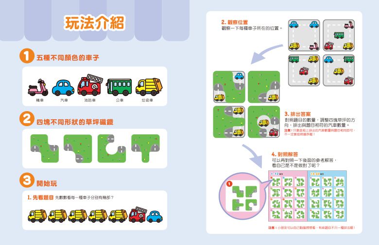 汽車過山洞磁鐵遊戲書-FOOD超人