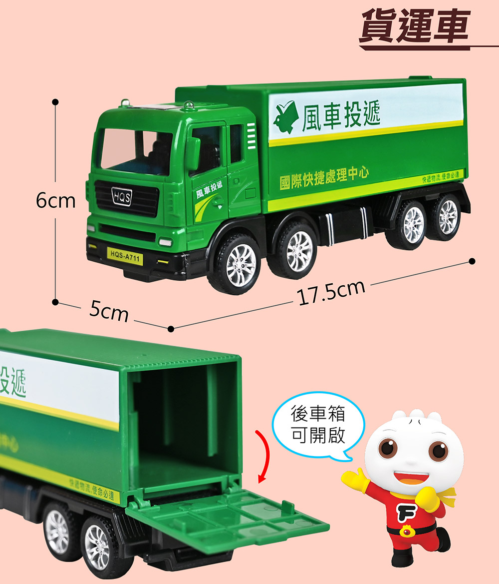 城市服務慣性車-快遞車