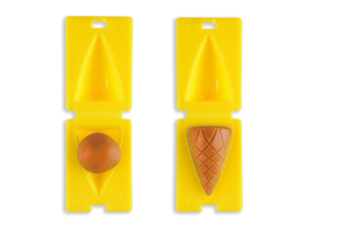 FOOD超人小麥黏土工具組-甜筒冰淇淋