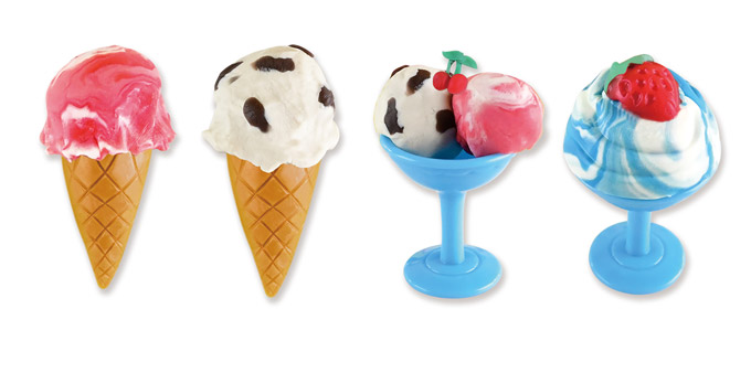 FOOD超人小麥黏土工具組-甜筒冰淇淋