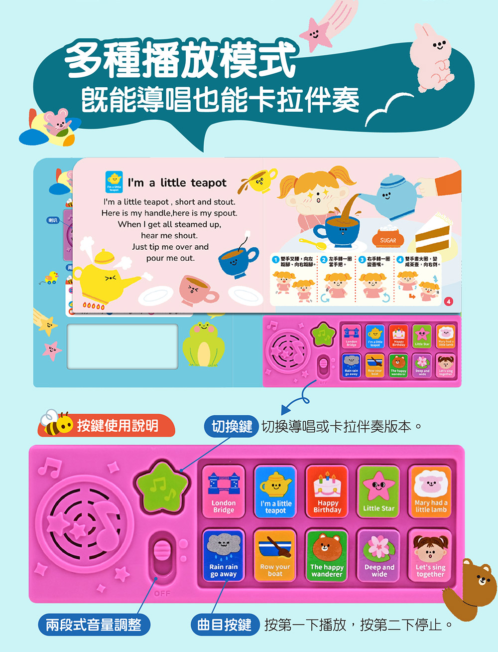 寶寶歡唱繪本-手指律動兒歌