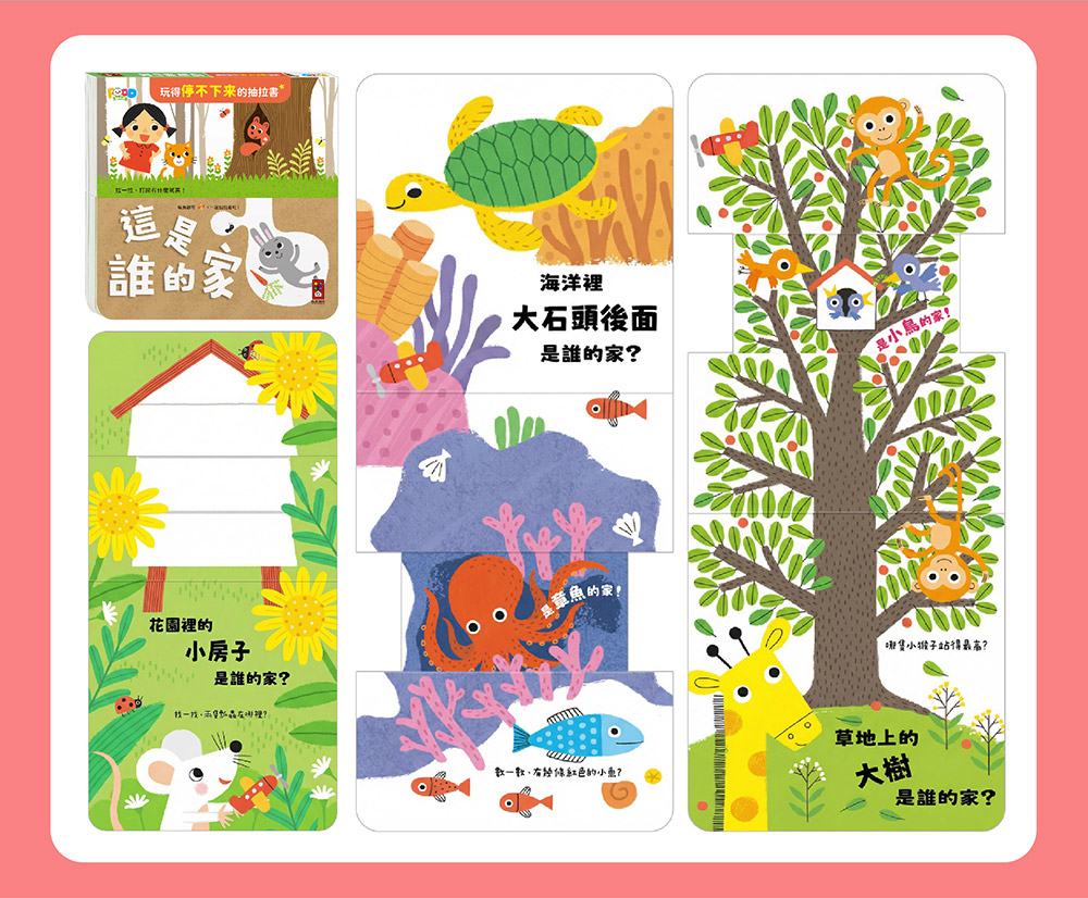 玩得停不下來的抽拉書-泰迪熊不見了